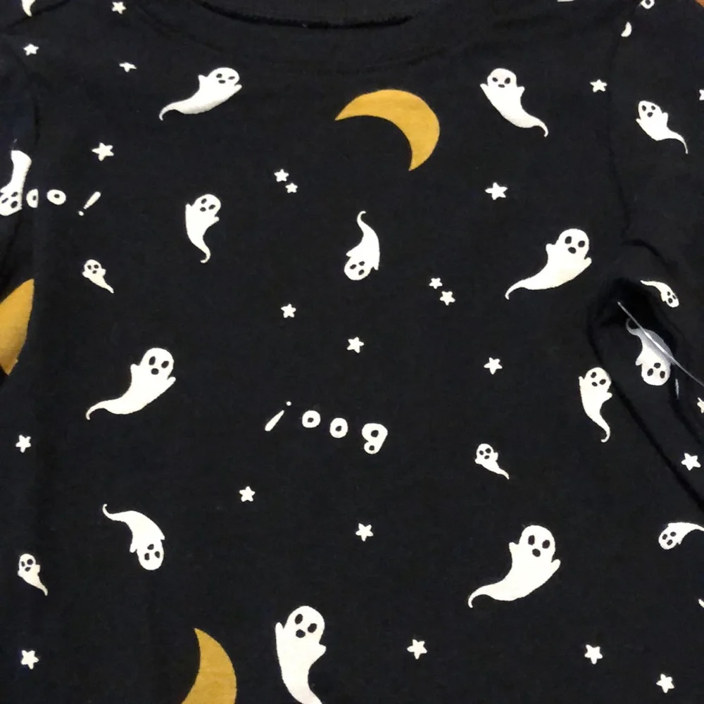Old Navy unisex flying ghost, stars, moon, Boo long sleeve shirt